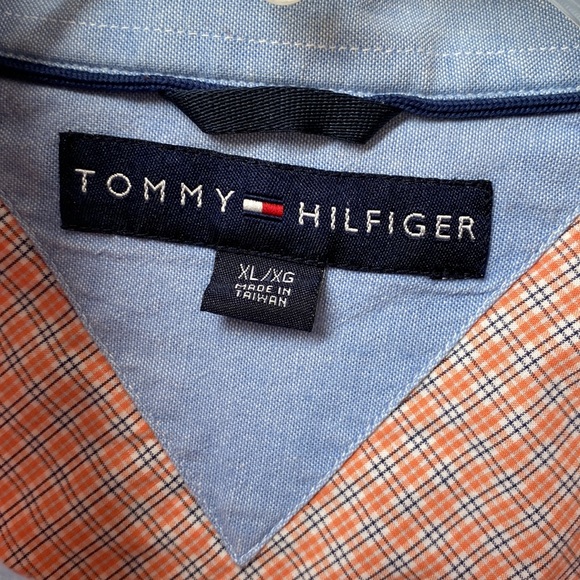 Tommy Hilfiger check button down mens size XL - Picture 3 of 3